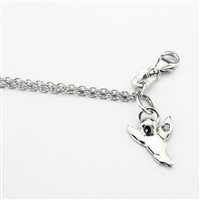 Collana Gemoro Donna in Oro bianco Diamante 0.01 Ct BB153BIA - BB153BIA